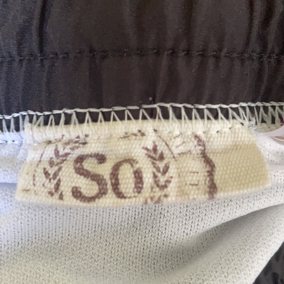 Women’s black and orange athletic shorts - Picture 3 of 3